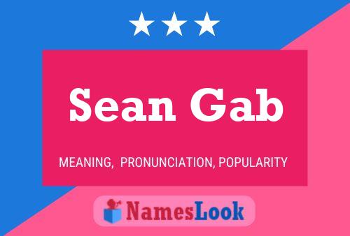 Sean Gab Name Poster