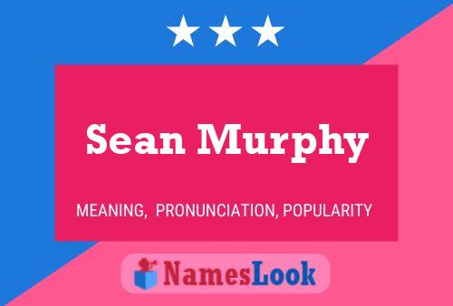 Sean Murphy Name Poster