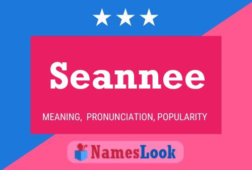 Seannee Name Poster