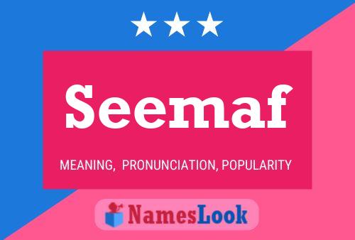 Seemaf Name Poster