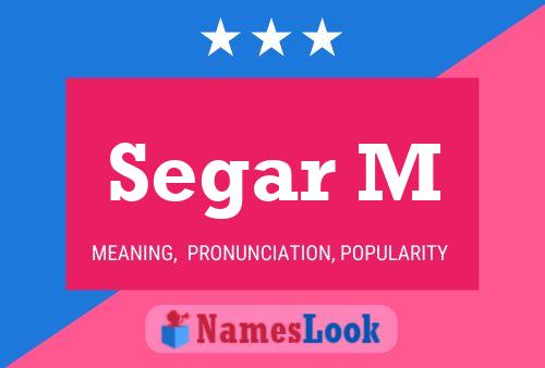 Segar M Name Poster