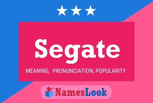 Segate Name Poster