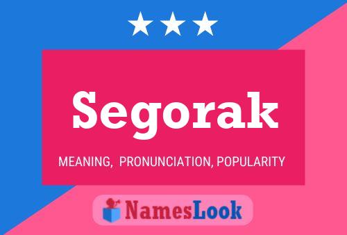 Segorak Name Poster