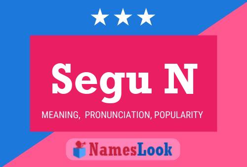 Segu N Name Poster