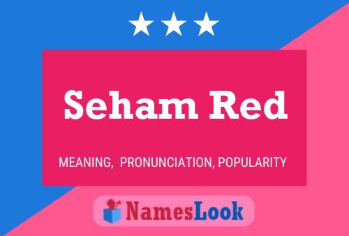 Seham Red Name Poster