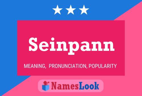 Seinpann Name Poster