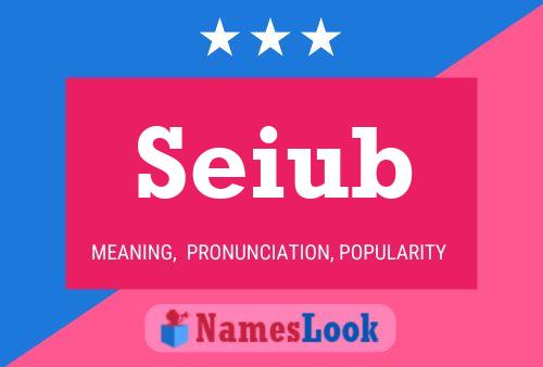 Seiub Name Poster