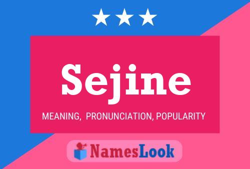 Sejine Name Poster