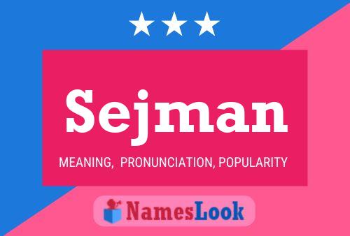 Sejman Name Poster