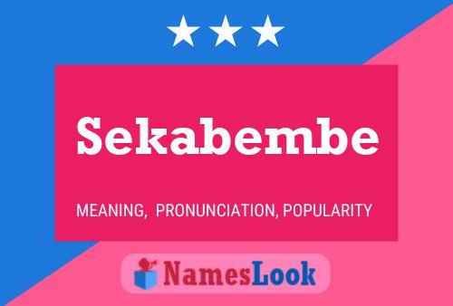 Sekabembe Name Poster