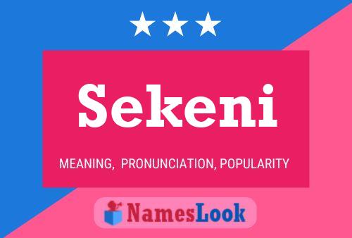 Sekeni Name Poster