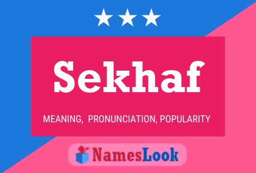 Sekhaf Name Poster