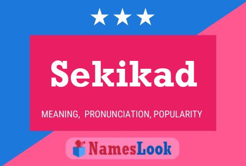 Sekikad Name Poster