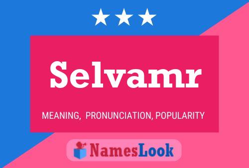 Selvamr Name Poster