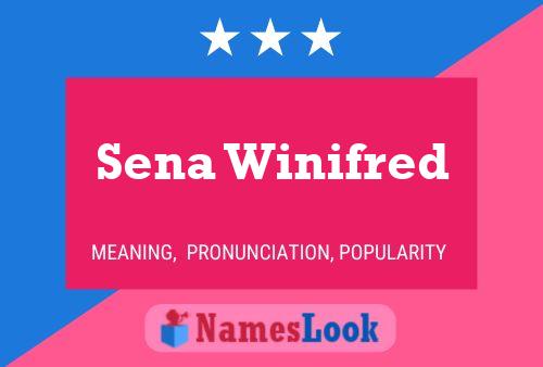 Sena Winifred Name Poster