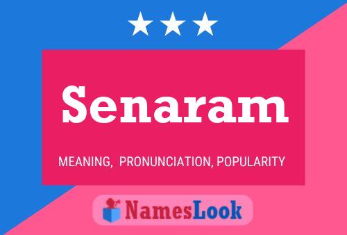 Senaram Name Poster