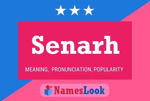 Senarh Name Poster