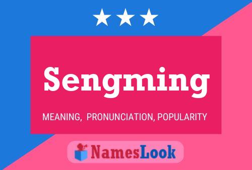 Sengming Name Poster