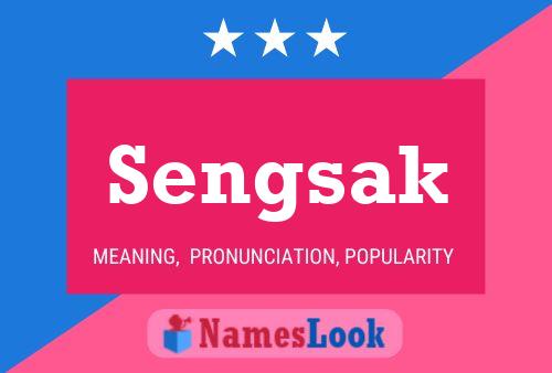 Sengsak Name Poster