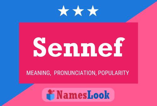 Sennef Name Poster