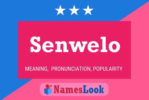 Senwelo Name Poster