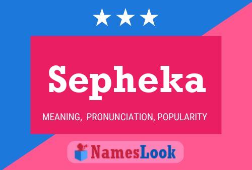 Sepheka Name Poster