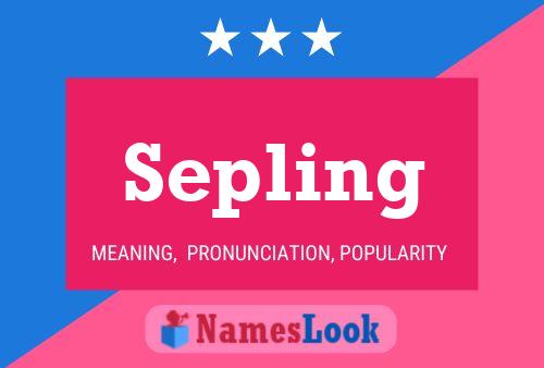 Sepling Name Poster