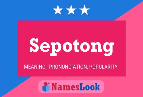 Sepotong Name Poster