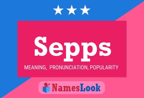 Sepps Name Poster