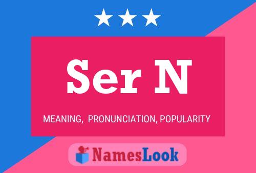 Ser N Name Poster