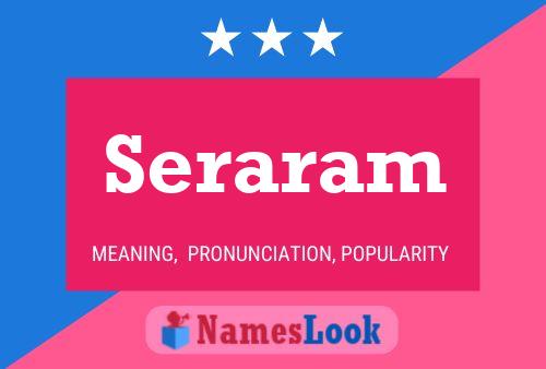 Seraram Name Poster