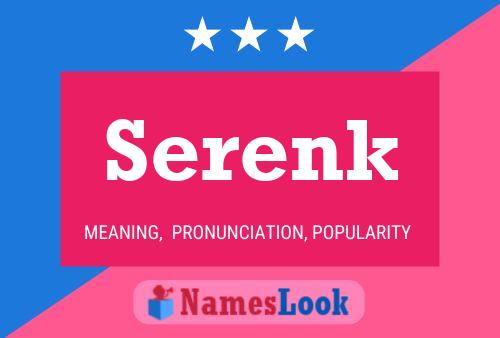 Serenk Name Poster