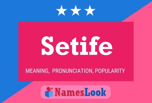 Setife Name Poster