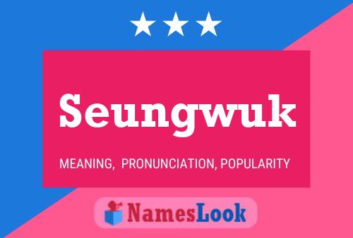 Seungwuk Name Poster