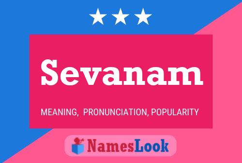 Sevanam Name Poster