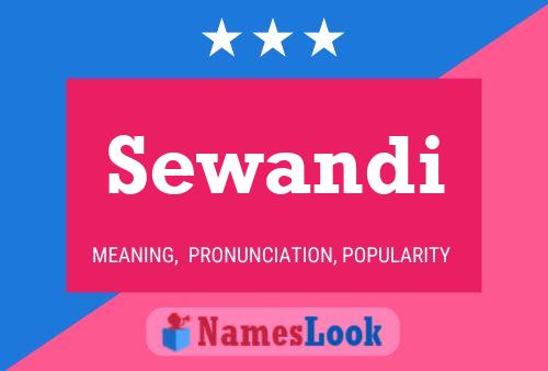 Sewandi Name Poster