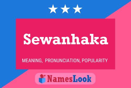 Sewanhaka Name Poster