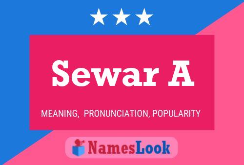 Sewar A Name Poster