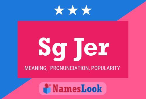 Sg Jer Name Poster