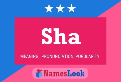 Sha Meaning Pronunciation Origin And Numerology Nameslook