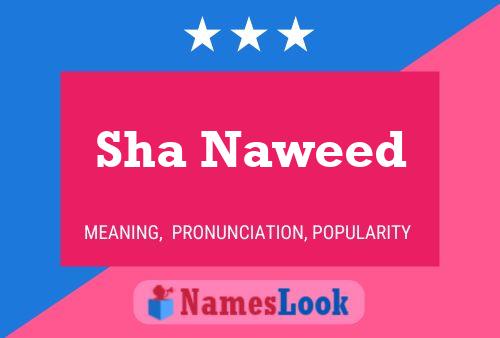 Sha Naweed Name Poster