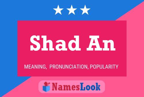 Shad An Name Poster