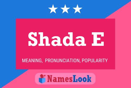 Shada E Name Poster