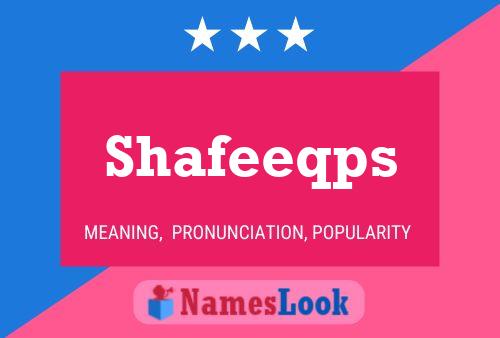 Shafeeqps Name Poster