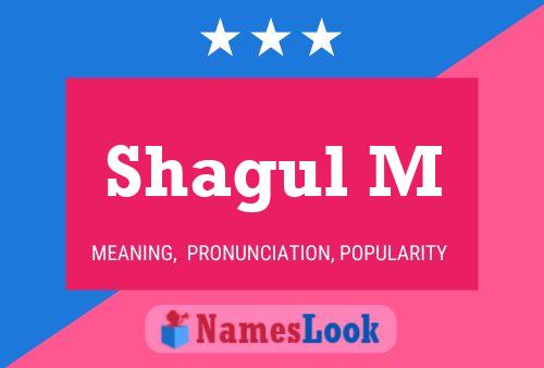 Shagul M Name Poster