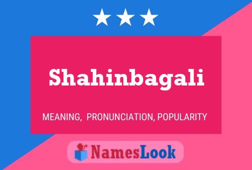 Shahinbagali Name Poster