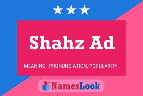 Shahz Ad Name Poster