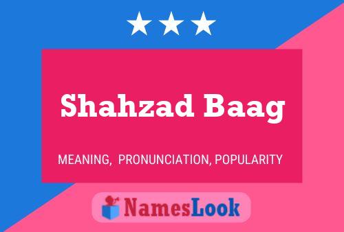 Shahzad Baag Name Poster