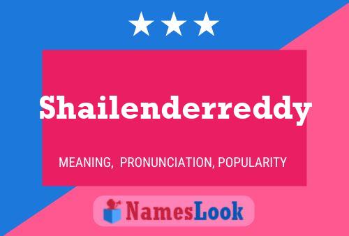 Shailenderreddy Name Poster