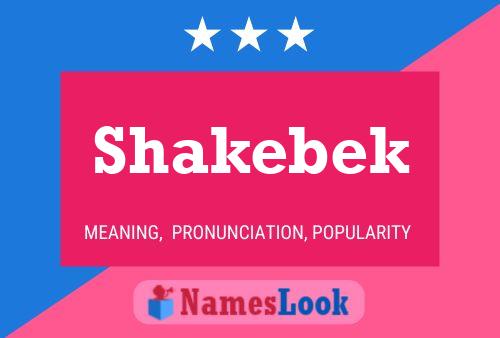 Shakebek Name Poster